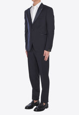 Tagliatore Tuxedo Wool Suit Blue SFBR15A01-060001-B5013
