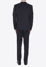 Tagliatore Tuxedo Wool Suit Blue SFBR15A01-060001-B5013