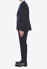 Tagliatore Tuxedo Wool Suit Blue SFBR15A01-060001-B5013
