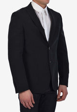 Tonello Single-Breasted Jacket in Linen and Silk Gray 06G322Y-3164U-990