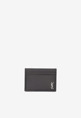 Saint Laurent Small Tiny Cassandre Cardholder Black 607603-1JB0E-1000