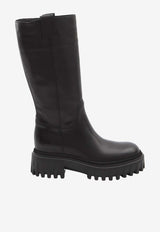Hogan H700 Mid-Calf Boots Black HXW7000FV40-KXT-B999