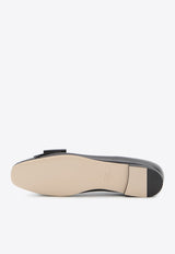 Valentino Bowow Leather Ballet Flats Black 7W2S0MS0-DDT-0NO