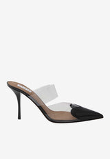 Alaïa Le Coeur 90 Patent Leather Mules Black AA3M053CK150--999