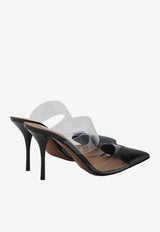 Alaïa Le Coeur 90 Patent Leather Mules Black AA3M053CK150--999
