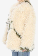 jakke Cocoon Coat Jacket Cream C1010--CREMA