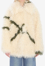 jakke Cocoon Coat Jacket Cream C1010--CREMA