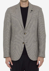 Lardini Houndstooth Single-Breasted Blazer Multicolor IV528AE-IVSF63401-120MA