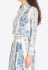 Zimmermann Wanderlust Printed Shirt Multicolor 5853TRS262--BLTL