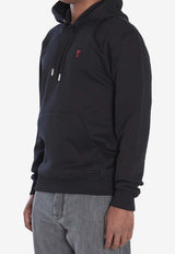 AMI PARIS Ami De Coeur Hooded Sweatshirt Black BFUSW235-730-001