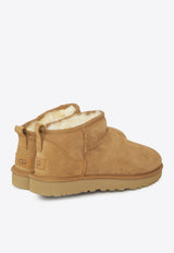 UGG Classic Ultra Mini Suede Boots Chestnut 1116109--CHE