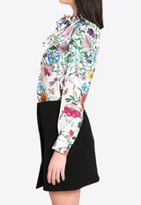 Gucci Floral Print Silk Twill Shirt Multicolor 865715-ZAUU8-9413