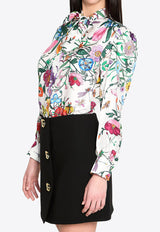 Gucci Floral Print Silk Twill Shirt Multicolor 865715-ZAUU8-9413