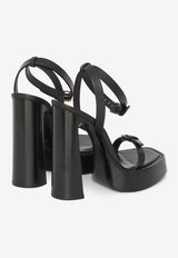Saint Laurent Platz 105 Platform Sandals Black 731342DWE00--1000