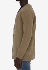 Maison Margiela Wool Buttoned Cardigan Beige S50HP0014-M13058-124M