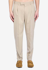 PT Torino Tailored Wool Pants Beige CORFZAZ40FWD-MA27-040