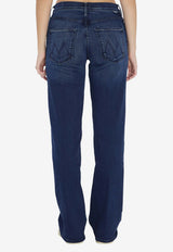 MOTHER Maven Sneak Straight-Leg Jeans Blue 10788-1156--HCM