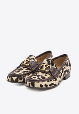Valentino Pony Hair VLogo Loafers Brown 7W2S0LM0-ESS-BNB
