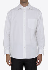 Gucci Long-Sleeved Poplin Shirt White 787538-ZAQQS-9000