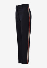 Calvin Klein Straight-Leg Tailored Pants Blue 83WWPB06--416