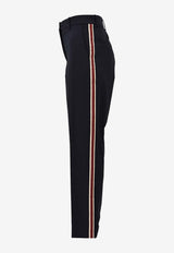 Calvin Klein Straight-Leg Tailored Pants Blue 83WWPB06--416