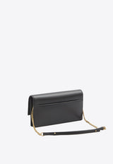 Saint Laurent Sunset Smooth Leather Clutch Black 810997-0SX0W-1000