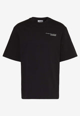 Casablanca Glitch Orchid Print T-shirt Black SP26JTS044--06
