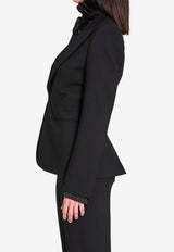Gucci Single-Breasted Wool Blazer Black 864253-ZAUPG-1000