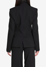 Gucci Single-Breasted Wool Blazer Black 864253-ZAUPG-1000