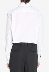 Burberry Embroidered Buttoned Shirt White 8122007--A1462