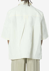 Willy Chavarria Corcoran Boxy Shirt Cream WCSHT0054--065