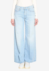 MOTHER Ditcher Roller Zip Skimp Jeans Blue 10925-1865--FWB