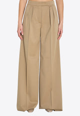 Max Mara Quorum Wide-Leg Tailored Pants Camel 2611131161600-10321-001