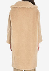 Max Mara Tedgirl Double-Breasted Teddy Coat Beige 2611011011600-10501-029
