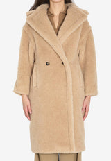 Max Mara Tedgirl Double-Breasted Teddy Coat Beige 2611011011600-10501-029
