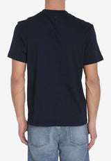 AMI PARIS Ami De Coeur T-shirt Blue BFUTS035-724-430