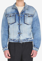 Maison Margiela Denim Buttoned Jacket Blue S50AM0654-S30561-987