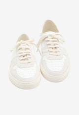 Common Projects Bball Suede and Leather Low-Top Sneakers White 2532--0506