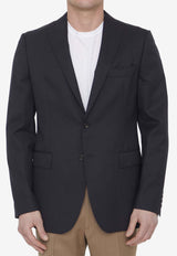 Tonello Single-Breasted Wool Jacket Navy GIACCA-BLU-