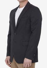 Tonello Single-Breasted Wool Jacket Navy GIACCA-BLU-