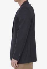 Tonello Single-Breasted Wool Jacket Navy GIACCA-BLU-