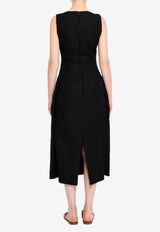 Jacquemus Tablier Midi Dress Black DRW00736A-W00746-990