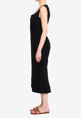 Jacquemus Tablier Midi Dress Black DRW00736A-W00746-990