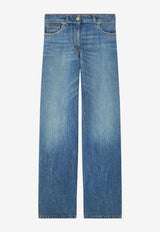 Versace Raw Cut Frayed Jeans Blue 1023064-1A17046-1D800
