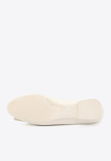 Roger Vivier U Look Patent Leather Ballet Flats Cream RVW66834910-D1P-C019