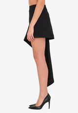 Loewe Mini Draped Skirt Black S540Y08XCT--1100