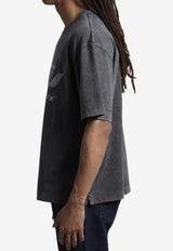 Off-White Racing Skate T-shirt Black OMAA120S26-JER00A-0001