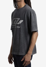 Off-White Racing Skate T-shirt Black OMAA120S26-JER00A-0001