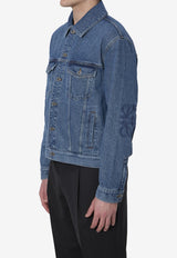 Loewe Anagram Denim Trucker Jacket Blue H526Y50X32--5320