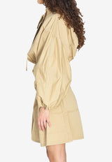 Zimmermann Drawn Rebellion Cropped Top Beige 6916TC261--BEG